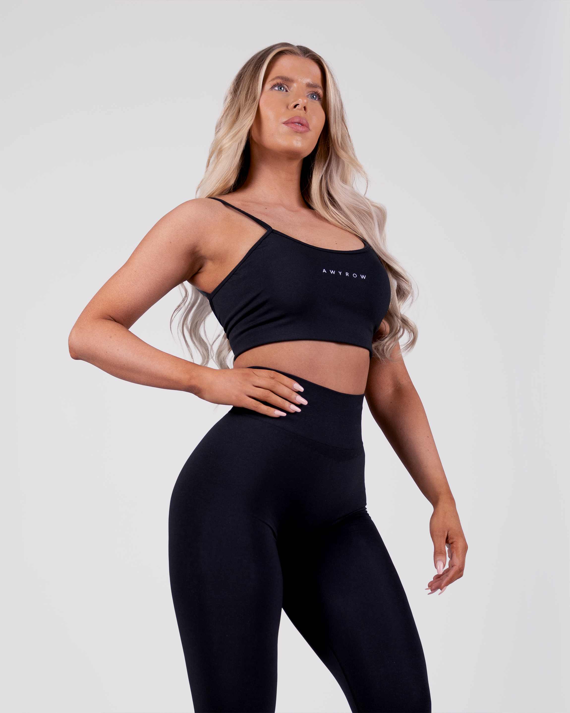 Solid Black Essence Seamless Top